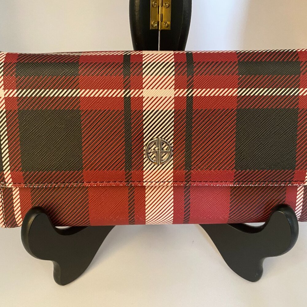 Giani Bernini Large Wallet - Red & Black pattern